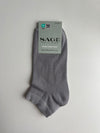 Bamboo Ankle Socks 3-Pack – Gray - Sage Collection
