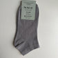 Bamboo Ankle Socks 3-Pack – Gray - Sage Collection