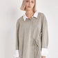 Cotton shirt oversized long tunic long sleeve