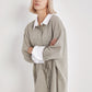 Cotton shirt oversized long tunic long sleeve