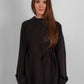 Exclusive Asymmetric Blouse - Black - Sage Collection
