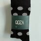 Women's Seamless Cotton Crew Socks - Polka Dot, 3-Pack