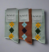 Cotton Crew Argyle Socks 3-Pack – Assorted Combos (Green-Mocha-Green) - Sage Collection