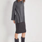 Reverse Stitch Knit Sweater - Charcoal Gray - Sage Collection