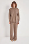 Cozy Knit Sweater & Pant Set - Taupe - Sage Collection