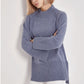 Reverse Stitch Knit Sweater - Indigo - Sage Collection