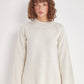 Reverse Stitch Knit Sweater - Ivory - Sage Collection