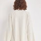 Reverse Stitch Knit Sweater - Ivory - Sage Collection