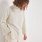 Reverse Stitch Knit Sweater - Ivory - Sage Collection