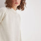 Reverse Stitch Knit Sweater - Ivory - Sage Collection