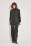 Cozy Knit Sweater & Pant Set - Dark Olive Green - Sage Collection