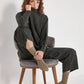 Cozy Knit Sweater & Pant Set - Dark Olive Green - Sage Collection