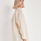 100% linen shirt long sleeve long women's
