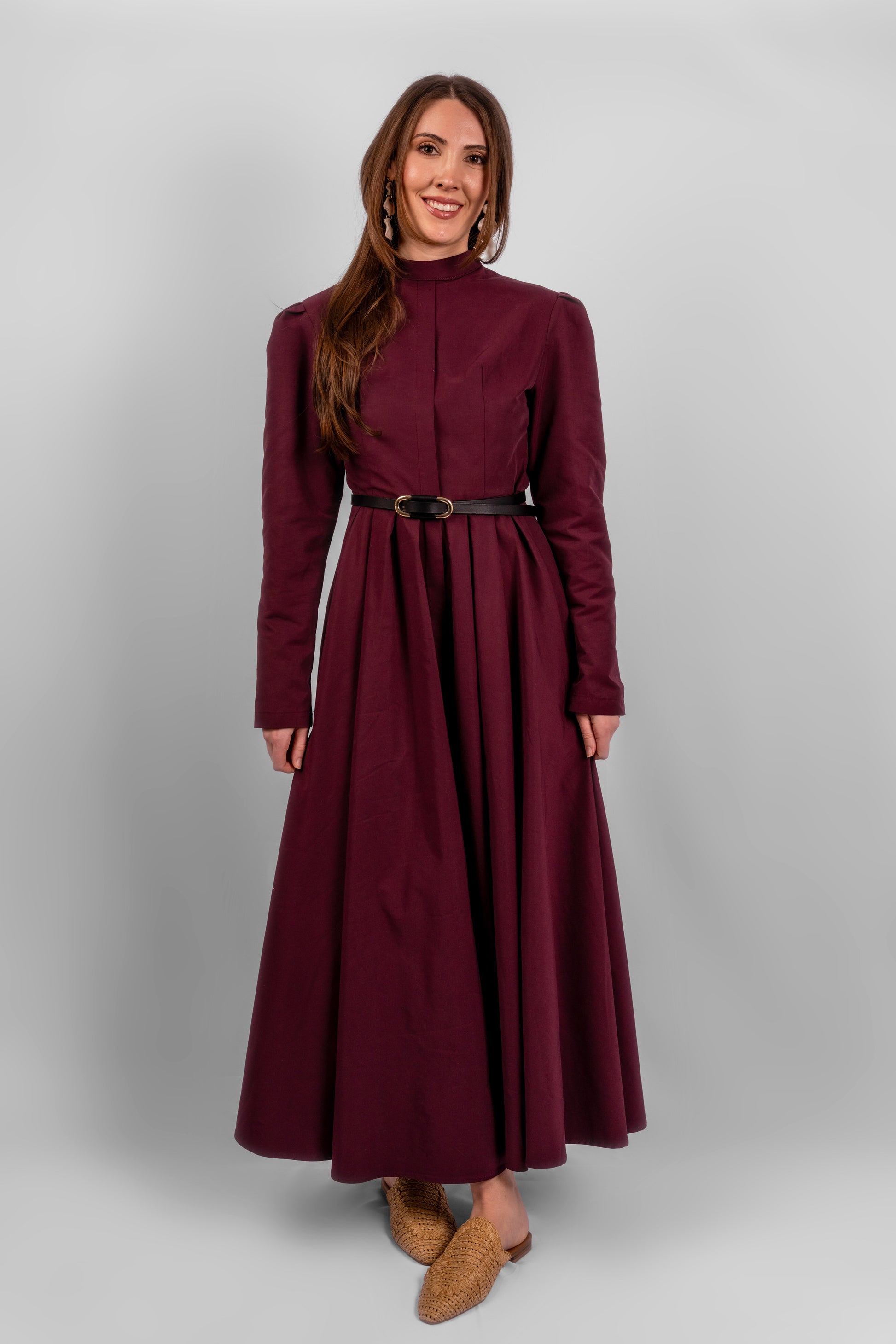 Exclusive Royalty Maxi Dress - Burgundy Qoza Exclusive Royalty Maxi Dress - Burgundy Qoza